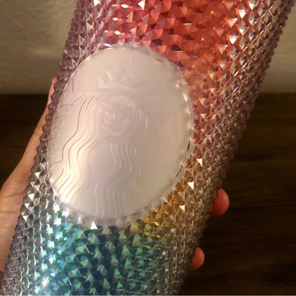 Starbucks Pride 2020 Studded Rainbow Cold Cup 24 Fl oz Tumbler - Picture 3 of 7